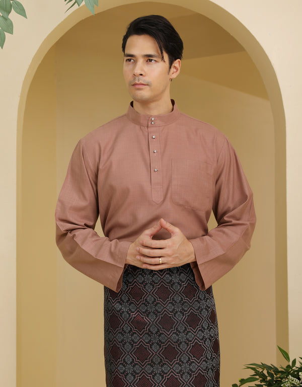 BAJU MELAYU ANDRE (CHAMPAGNE BLUSH)
